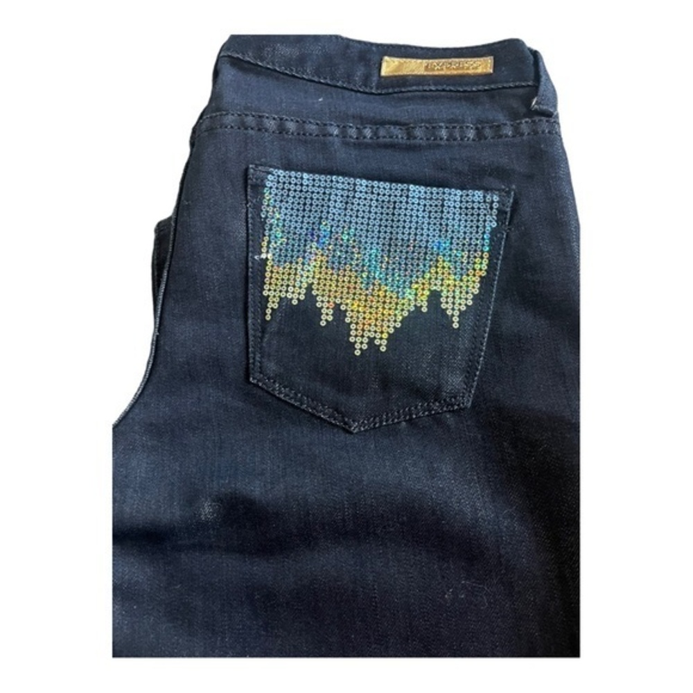 Express Stella Embellished Bootleg Jeans Size 6